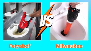 Feiyabdf Vs Milwaukee Toilet Plunger  Which is More Powerful [upl. by Sonny843]