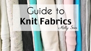 Understanding Stretch Fabrics  Types of Knit Fabrics [upl. by Adelind964]