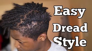 High Top Dreads  Nice amp Easy Dreadlock Styles [upl. by Eadith529]