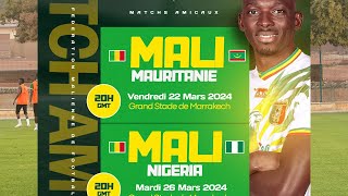 Mali vs Mauritanie et Mali vs Nigeria Fenêtre FIFA de mars 2024 [upl. by Marih]