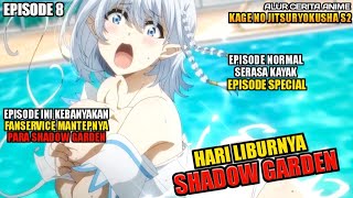 SHADOW MENGHILANG ⁉️ HARI LIBURNYA PARA SHADOW GARDEN ‼️  Kage No Jitsuryokusha Season 2 Episode 8 [upl. by Arekat]