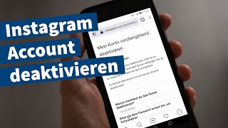 Instagram Account deaktivieren – Anleitung Tutorial [upl. by Wehttan612]