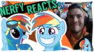 Nerfy Reacts  MLPFiM S6 E7  Newbie Dash   Blind ReactionCommentary [upl. by Nowad631]