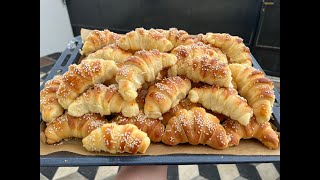 CORNETTI DOLCI 🤩 La ricetta antica della nostra nonna 😱 Sono popolari in italia [upl. by Nosrettap]