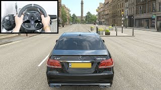 Forza Horizon 4 Mercedes E63 AMG Steering Wheel  Paddle Shifter Gameplay [upl. by Iaj]