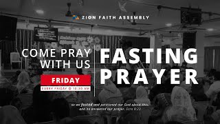 🔴LIVE  FASTING PRAYER  15 NOV 2024  Rev James Durairaj  ZFA [upl. by Dunn158]