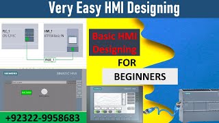 Start Stop Simulation in HMI  Siemens HMI Simulator Very Easy for Beginners [upl. by Tobias]