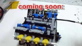 LEGO LPE v8 engine 1500rpm [upl. by Chak]