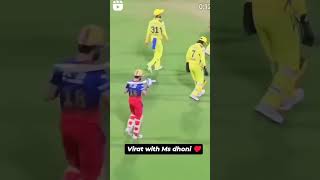 MSD VIRAT KI DOSTI 😍🥰🥰😍viralvideo cricket viratkohliipl msdhoni cricket 📸📸📸shorts video 📸📷🥺🥰 [upl. by Any]