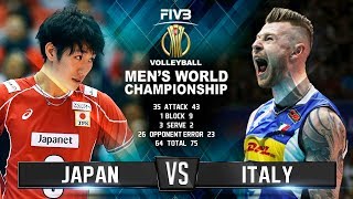 Italy vs Japan  Highlights  Mens World Championship 2018 [upl. by Leoj852]