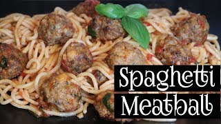 Spaghetti Meatballs with Tomatoes amp Herbs Dinner Recipes [upl. by Akisej]