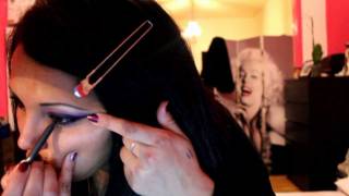 Make up tutorial  Purple Smokey eye [upl. by Reckford449]