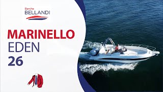 Barca MARINELLO 26 Eden con motore Honda  Usato garantito da Barche Bellandi [upl. by Gypsy]