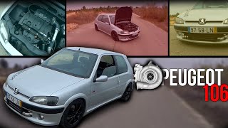 Peugeot 106 GTI TURBO BY Camisas MotorSport  Portugal Stock and Modified Car Reviews [upl. by Natsirhc]