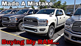 I Found A 2021 RAM 3500 Mega Identical To My 2019 And Instantly Regretted Not Getting This Option [upl. by Enailil]