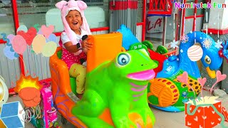 Permainan Anak Balita Anak Suka Sekali bermain odongodong Karakter Lucu  Kiddie Rides Toys [upl. by Liss]