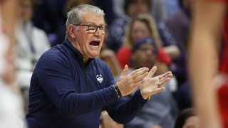 Geno Auriemma UConn womens basketball pregame North Carolina  12823 [upl. by Jollenta]