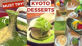 7 Must Try Dessert Places in Kyoto Japan  Kyoto Vlog  Happy Trip [upl. by Nyrhtak]