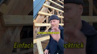 Vertrau mir Zollstocktrick für die Baustelle handwerk tricks shorts tips howto [upl. by Poppas]