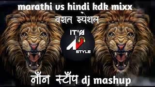 नॉनस्टॉप कडक वाजणारी डीजे गाणी 2023 Marathi DJ song  DJ Remix  New Marathi Hindi DJ Songs [upl. by Demy]