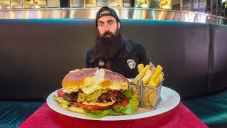 FINALLY ATTEMPTING SCOTLANDS BIGGEST BURGER CHALLENGE  BeardMeatsFood [upl. by Aneloaup33]