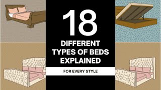 18 Different Types of Beds Explained [upl. by Siddon]