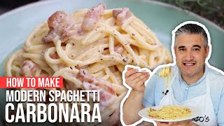 How to Make MODERN SPAGHETTI CARBONARA Like a Chef [upl. by Ahsuoj]