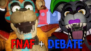 LIVE DEBATE REACTION  FNAF SECURITY BREACH REVISITED [upl. by Nnayllehs]