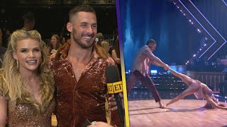 DWTS Danny Amendola and Witney Carson on VIRAL Leg Lift Dance Move Exclusive [upl. by Saalocin]