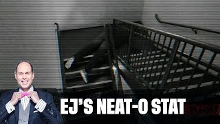 Did Chuck Really Walk Up 47 Flights of Stairs 🤣  EJs Neato Stat of the Night [upl. by Drahcir]