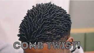 How To Get Twist With Natural Hair [upl. by Maclay868]