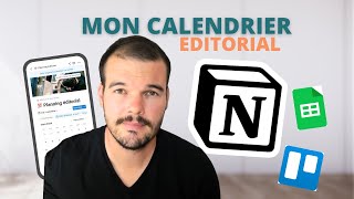 Comment créer un calendrier éditorial sur Notion [upl. by Kcirreg708]