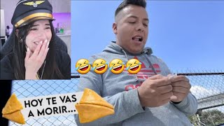 deargia reacciona galletas de la suerte groseras  Prankedy [upl. by Anahtor284]