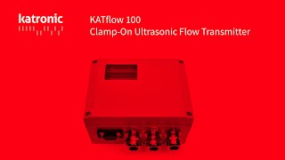 KATflow 100 Standart ClampOn Ultrasonic Flow Transmitter [upl. by Arod]