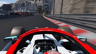 Mercedes W10  Monaco 2019  Assetto Corsa [upl. by Welbie]