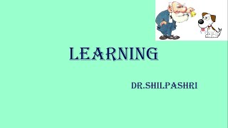 LearningTheories of Learning Organisational Behaviour [upl. by Lamphere29]