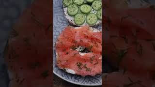 Smoked salmon bagelfoodcircle [upl. by Yhtamit]