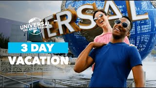 What To Do For A 3 Day Vacation At Universal Orlando Resort [upl. by Hutson]