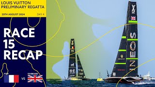 Louis Vuitton Preliminary Regatta  Race 15 Recap [upl. by Grae]