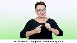 Wykład Krzysztofa Czyżewskiego „NIEWYPOWIEDZIANE ZMIERZA DO NIEISTNIENIA Miłosza słowocisza”  PJM [upl. by Egroj]