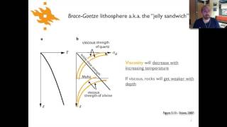 Geodynamics  Lecture 124 Strength of the Lithosphere I [upl. by Ocsicnarf]