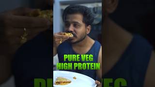 Pure Veg High Protein Recipe Telugu pureveg proteinfood cooking eating telugufitness ytshorts [upl. by Wooster]