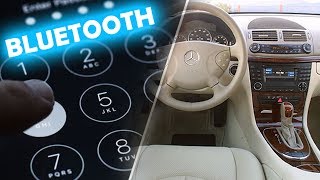 MERCEDES W211 CONNECT MOBILE TO BLUETOOTH CODE 2003 2009 E CLASS [upl. by Anibor]