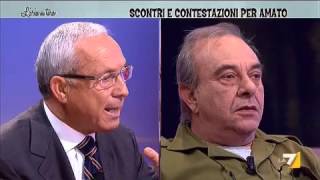 VAURO vs OSVALDO NAPOLI  ACCESA DISCUSSIONE SULLO SPESSORE POLITICO DI GIULIANO AMATO [upl. by Nivlak]