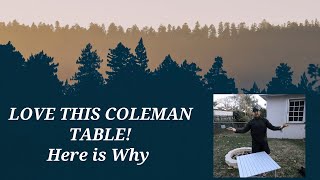 Camping MustHave Coleman Roll Top Table Review  Compact and Durable for Any Outdoor Adventure [upl. by Euqinna63]