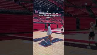 Husker volleyball lesson nebraskavolleyball huskerpower gbr [upl. by Anialem873]