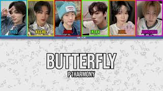 P1HARMONY 피원하모니 – Butterfly  Lyrics Color Coded [upl. by Livi12]