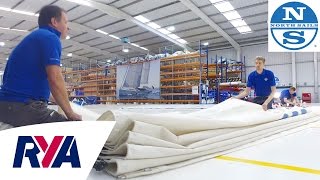 How Sails Are Made  Behind the Scenes at the MEGA Loft with North Sails [upl. by Ees]