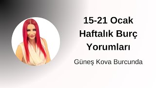 1521 Ocak Haftalık Burç Yorumları [upl. by Kamilah]