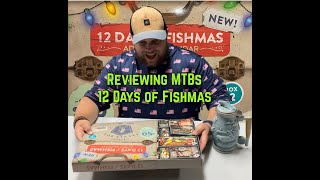 Reviewing the 2023 12 Days of Fishing Advent Calendar Box from Mystery Tackle Box [upl. by Adiel256]